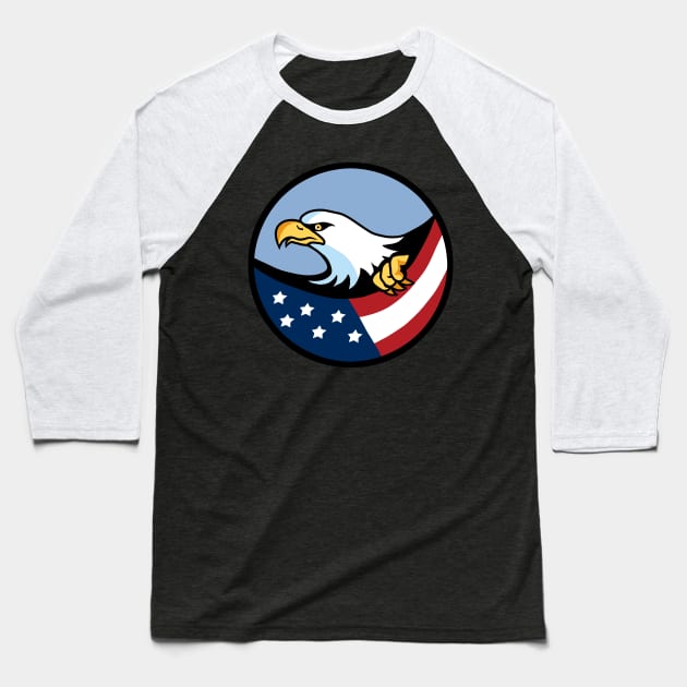 American Eagle Baseball T-Shirt by valentinahramov